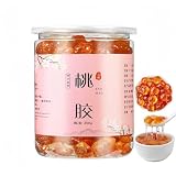 JOIYSVEN Natürlich Süßes, peach gum Getrocknetes Pfirsichgummi – Ideal Für Desserts, Milchtee Und Süße Suppen. Reines, Natürliches, Süßes, Getrocknetes Pfirsichgummi (250 G).