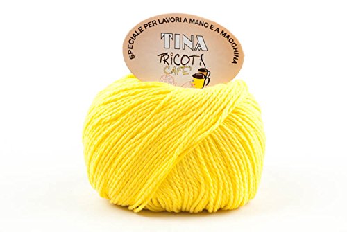 Tina filato 100% cotone.1167 Giallo