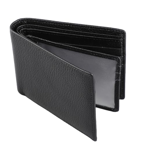 EVIRON Men's Genuine Leather Rfid Blocking Wallet with Multiple Card Slots