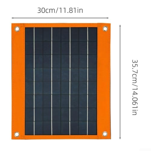 Chargeur de panneau solaire portable 16W USB-C compact - 8