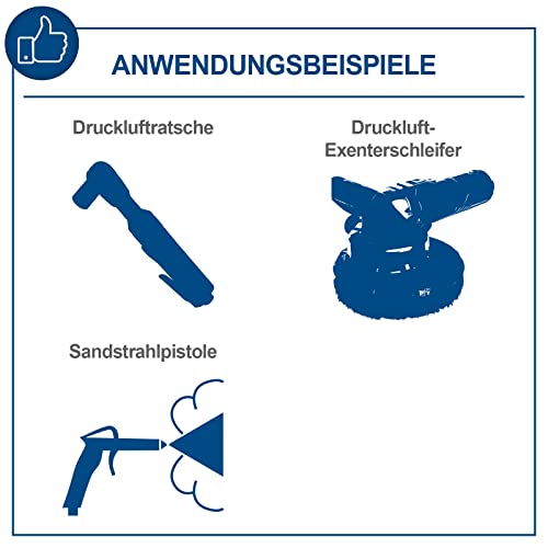 Scheppach WELTNEUHEIT 14 bar Druckluft Kompressor stehend HC85V - 80 L Kessel | ölfrei & wartungsarm | Ansaugleistung 330 l/min | 2x Manometer & 2x Kupplung | Fahrvorrichtung für einfachen Transport