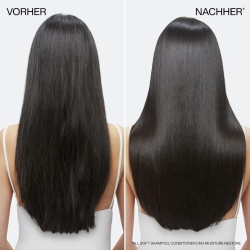 Redken Haarshampoo für trockenes und brüchiges Haar, Belebt und hydratisiert, Mit Omega-6 und Argan-Öl, All Soft Shampoo, 1 x 500 ml – Ansicht 7
