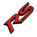 Metal RS Emeblem Decal pre-Adhesive 3D RS Badge for Chevrolet Camaro Malibu Spark Trax Equinox Silverado and Mustang RS
