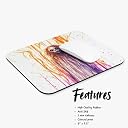 AMBILE AMS Store Mouse Pad with Anti-fray Stitching, Waterproof Surface & Non-Slip Rubber Base Stitched Edges Gaming Mouse Mat for Laptop, Compatible with Laser and Optical Mice (Gamer Special4) gallery image