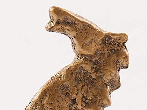 Liushi Horse Statue Decoration, Horse Sculpture Horse Racing Bronze Sculpture Artwork War Horse Abstract Retro Desktop Crafts Decoration #TOP4