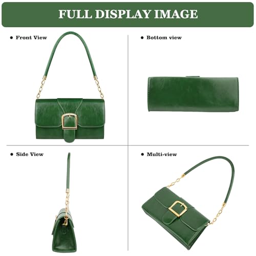 Image of Shoulder Bag for Women, Vegan Leather Classic Crossbody Purses Handbags, Trendy Hobo Bag Tote Purses for Women