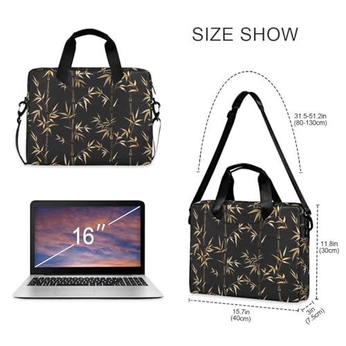 Funda para Laptop Bandolera con Asa y Correa 15.6 pulg miniatura 5