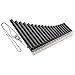 Deekec 18 Pipes Pan Flute C Key - Beginner-Friendly Instrument with Enhanced Mouthpiece Design for Easy Play, Perfect for Students and Music Enthusiasts, Black