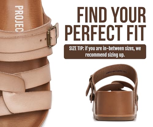 Image of Project Cloud Platform Sandals Women - Strappy Wedges with Comfortable Plush & Soft Insole - Lightweight & Non Slip Platform Sandals for Women 2026