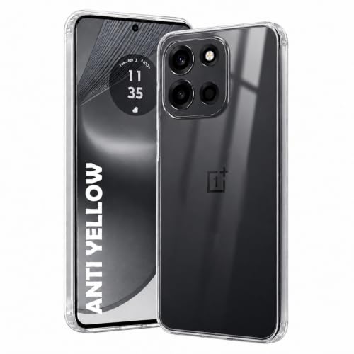 Image of DIZORO Compatible with Oneplus Nord 6 5G Back Cover Case Clear,[ Anti Yellow ][Military Grade Protection] Hard PC Back Cover Transparent