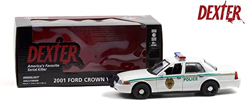 1:24 Scale - Dexter (2006-13 TV Series) - 2001 Ford Crown Victoria Police Interceptor - Miami Metro Police Department