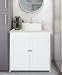 eSituro Mueble Bajo Lavabo Armario de Suelo para Baño Mueble de Baño...