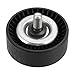 X AUTOHAUX 11281440378 Car Tensioner Idler Pulley Drive Belt Idler Pulley for BMW X3 2003-2010 for BMW Serie 5 2003-2010 for BMW Serie 1 2004-2012