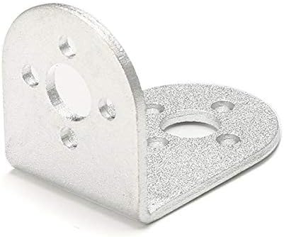 L-Shaped Servo Bracket PTZ Robotic Manipulator DIY Robot Mount - Silver