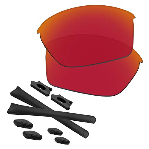 Image of Flak Jacket Lenses & Rubber Kits Replacement for Oakley Sunglasses Polarized