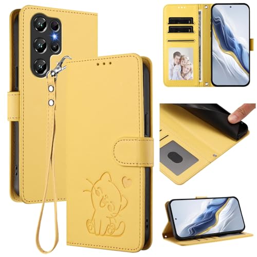 X}zP[X Ή@ for Oukitel C61 / C61 Pro [hytbvX^hJ[hz_[EHbg}OlbgNXvtHP[Xz Yellow