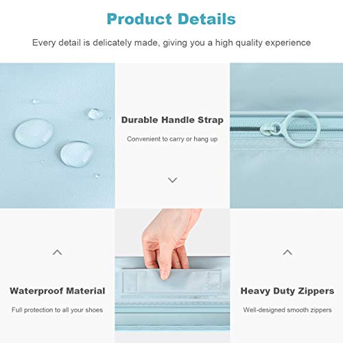 Shoe Bag,Mossio Large Waterproof Shoe Organizer With Zipper For Men & Women Beige #TOP6