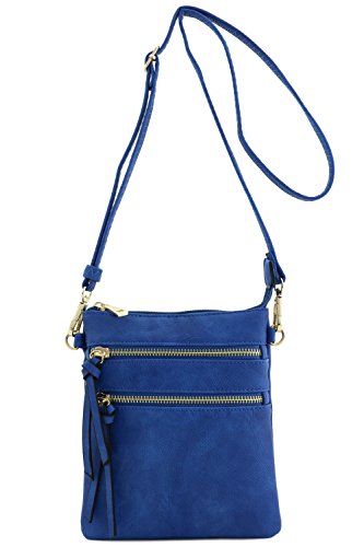 Isabelle Functional Multi Pocket Crossbody Bag (Roayl Blue) - Thumbnail 2