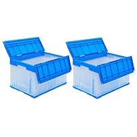 Amazon.co.jp: 松本産業 業務用 折りたたみコンテナ 2個組 50L