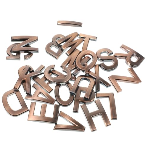 Letras de casa autoadhesivas de 5cm para decorar paredes de madera 2