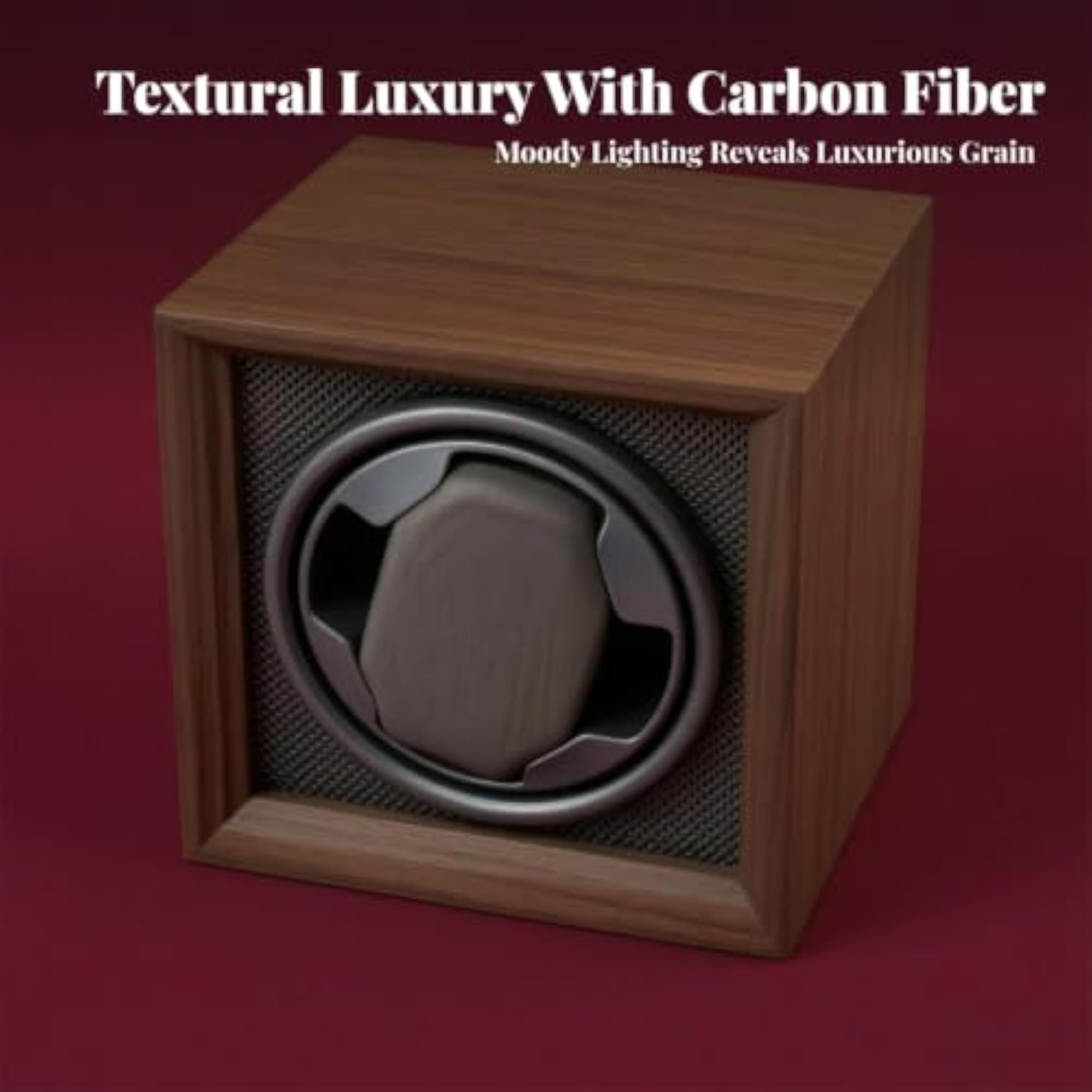 Quiet Automatic Watch Winder, Compact Single Watch Winder