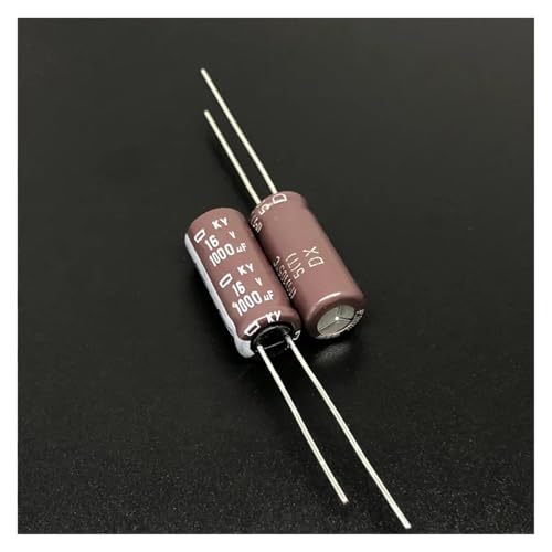Condensador electrolítico para placa base de 1000 uF y 16 V, pack de 100 piezas de 8x20 mm