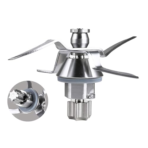 Arcets Cuchilla compatible para Vorwerk Thermomix TM31 Bimby TM 31 Cuchillos Batidora Hoja Afilada de Acero Inoxidable Junta Incluida Base de metal resistente