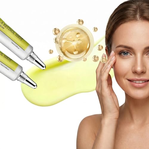 Botoxmix & Vita-A Retinol Shot Wrinkle-Lift Tightening Cream - Anti-Ageing Face & Eye Firming Booster for Fine Lines Dark Circles & Puffy Eyes - Pore Minimiser with Peptides & EGF (2 Pack)