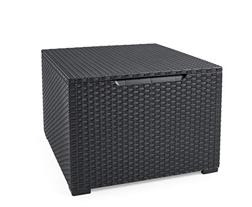 Keter 251005 Emma Corfu Coffee Storage Table Modern All Weather Outdoor Patio Garden Backyard Furniture thumb #8