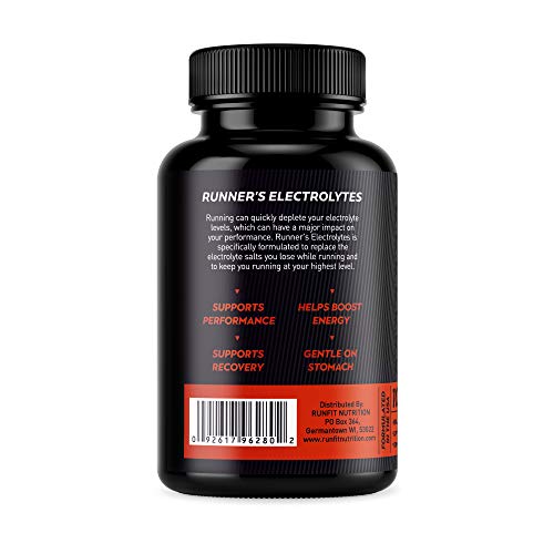Run Fit Nutrition Electrolyte Capsules for Endurance #TOP24