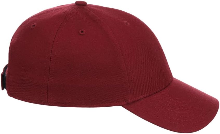 '47 Blank Classic MVP Cap, Adjustable Plain Structured Hat for Men and Women – Cardinal Red
