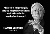 Rahmen geprägt & gewölbt Helmut Schmidt Spruch 4 Blechschild Metallschild Schild gewölbt Metal Tin Sign 20 x 30 cm DRS FA1186