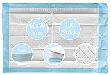 Tiga Protect Lot de 100 alèses jetables 8 plis 60 x 90 cm