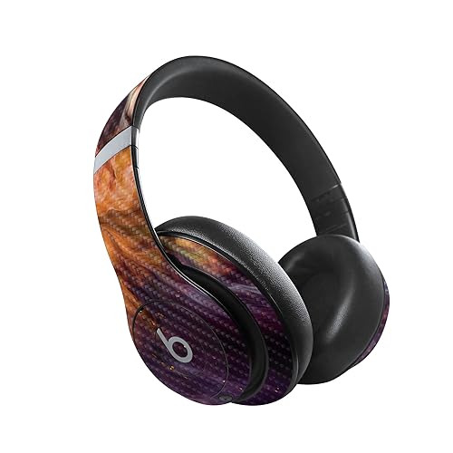 Image of MightySkins Carbon Fiber Skin Compatible with Beats Studio Pro - Swirl Galaxy | Protective, Durable Textured Carbon Fiber Finish | Easy to Apply