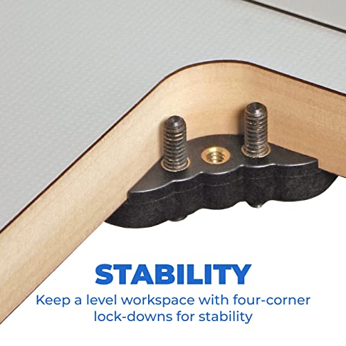 Kreg Niveladores de placa de inserção de mesa de roteador de precisão PRS3040