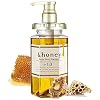 &honey Shampoo Deep Moist 1.0 Organic Hair and Scalp Care for Intense Cleansing and Hydration - Moisture-Enhancing Wash and Protection - Ideal for Straight, Curly, Curl, Frizzy, Kinky, Treated, Colore