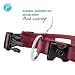 Petlando Mesh Hundehalsband – leicht, atmungsaktiv, weich mit Mesh gepolstert, stufenlos verstellbar, robust & strapazierfähig mit O-Ring – Halsband Hund M 45-50cm, Bordeaux