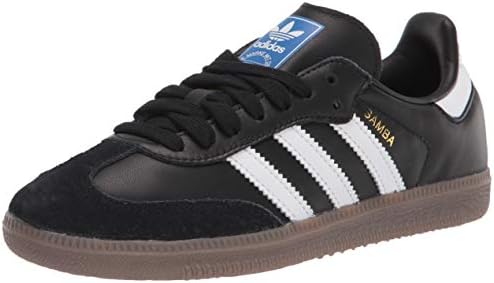 adidas Originals Men's Samba OG Sneaker Black/White/Gum 8