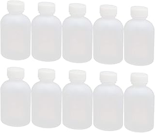 New Lon0167 10Pcs 60ml Featured PE Plastic Clear reliable efficacy White Narrow Mouth Laboratory Liquid Chemical Reagent Sample Bottle Storage(id:5a6 35 f2 363)