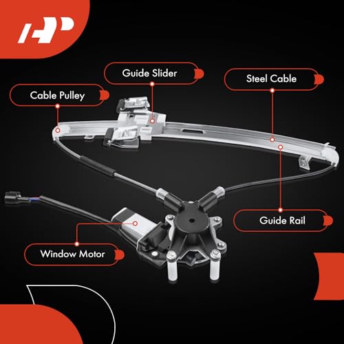 A-Premium Front Driver Side Power Window Regulator with Motor (2-Pin) by A-Premium - Used condition - Image 6