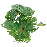 BATHVEVE 爬虫類テラリウム装飾 人工植物 隠れ家用グリーンプラント 飼育箱の景観植物