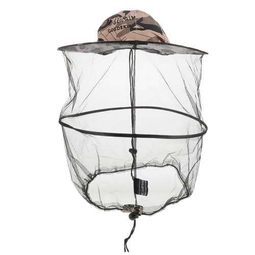 KOMBIUDA Mosquito Bucket Hat for Men and Women Breathable Mesh Design for Fishing Hats and Outdoor Activities Mosquito Net for Head Bug Netting Multi