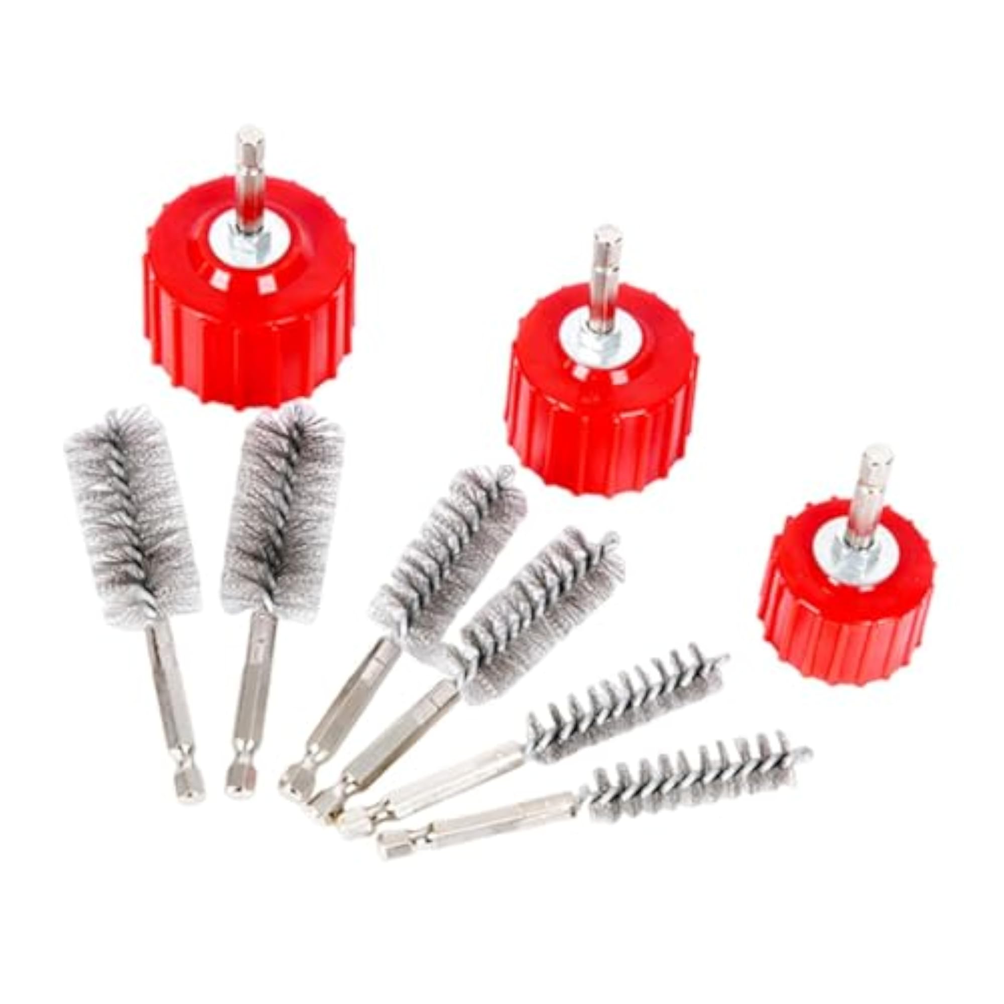 Copper Pipe Cleaner Kit with 1/4" Drill Attachment