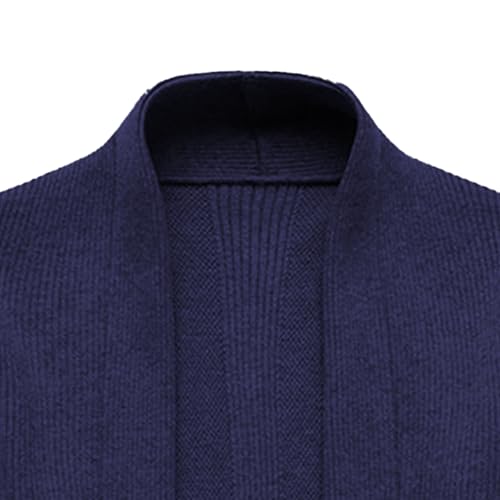 Men's Soft Open Front Cardigan Sweater Shawl Collar Open Front Cardigan Shawl Collar Open Front Knit Sweater4