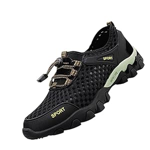 LSEEKA Herensneakers, loopschoenen, wandelschoenen, vrijetijdsschoenen, outdoorsportnet, ademende holle schoenen voor heren, zomerschoenen, maat 40