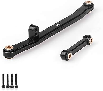 KYX Racing CNC Machined Steering Linkage Steering Link Front Axle Upgrades Parts Accessories for 1/24 RC Car Axial SCX24 AXI90081 AXI00001 AXI00002 AXI00004
