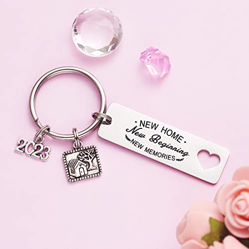 2022 Housewarming Geschenken Sleutelhanger Nieuw Thuis Nieuw Avontuur Nieuw Thuis Cadeautips - Image 4
