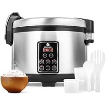 Commercial Rice Cooker,15.85QT/84 Cups Cooked Rice,15L Extra Large Capacity Rice Cooker & Warmer,1350W Fast Rice Cooker With LED Display,Nonstick Inner Pot,Multi-Function Electric Rice Maker