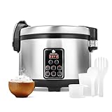 Oshenic Commercial Rice Cooker,15.85QT/84 Cups Cooked Rice,15L Extra Large Capacity Rice Cooker & Warmer,1350W Fast Rice Cooker With LED Display,Nonstick Inner Pot,Multi-Function Electric Rice Maker