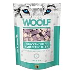 WOOLF Chicken with Blueberry Bites - Complementary Snacks for Dogs. Dog Treats with All-Natural Ingredients and High Meat Content, Balanced Nutrition, Free from Artificial Additives (100g)